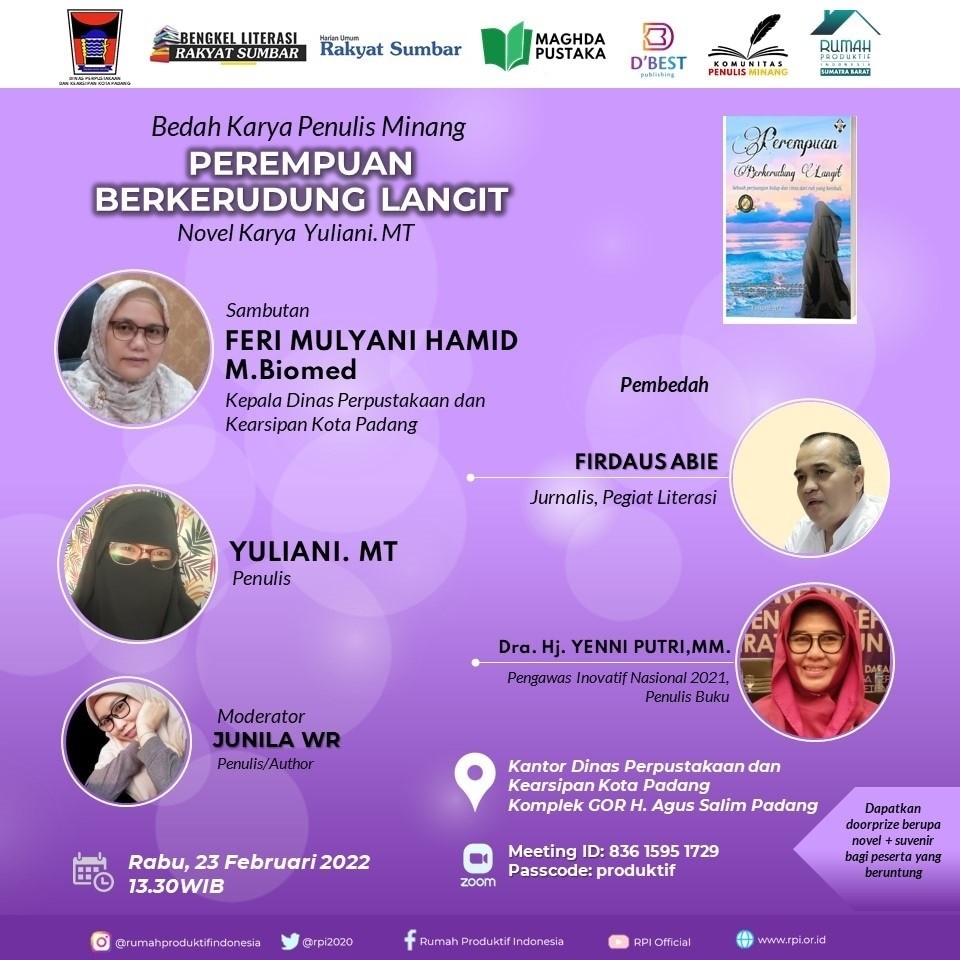 BEDAH NOVEL PEREMPUAN BERKERUDUNG LANGIT